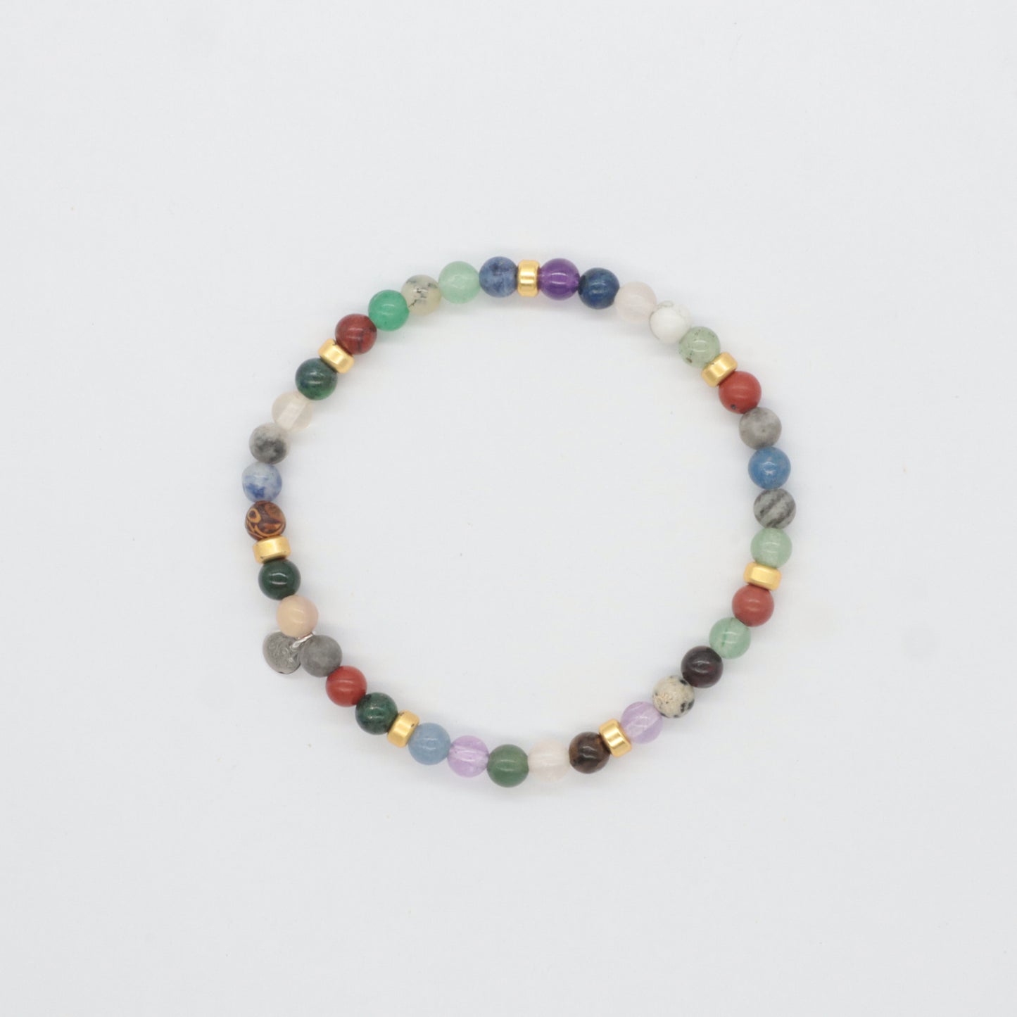 New Bulk Sale OEM Custom Handmade China Factory Fashion 925 Sterling Silver Bead Natural Stone Bracelet For Gift Women