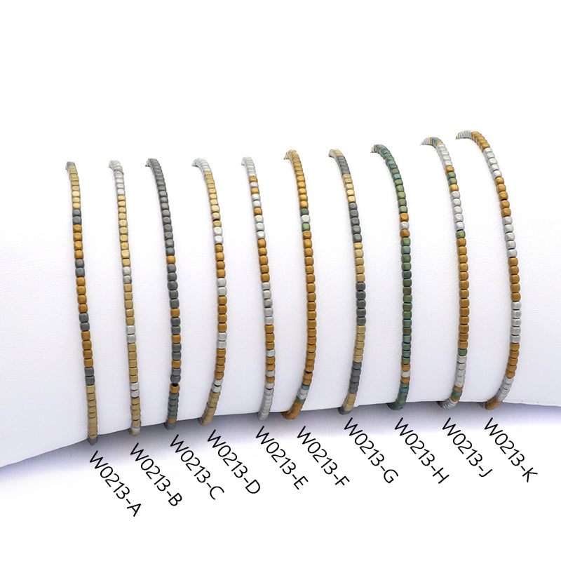 Best Friend Adjustable Handmade OEM Wholesale Fashionable Customized Woven Braided Hematite Beads Bangle Bracelet For Women Men