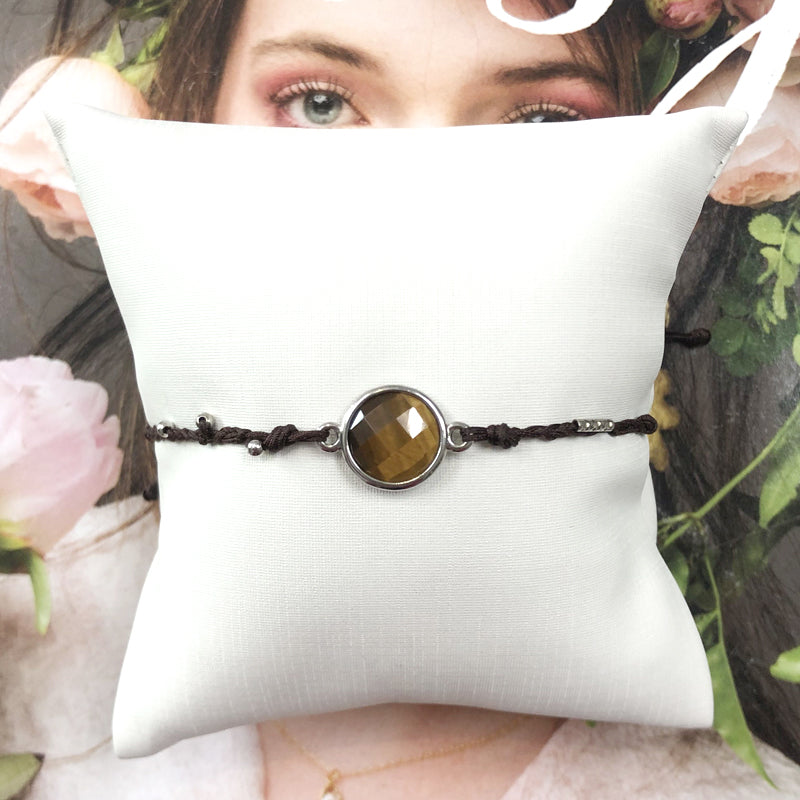 New Design Stylish Wholesale Ladies Bracelet Malachite Semi-precious Crystal 925 Sterling Silver Natural Stone Charm Bracelet