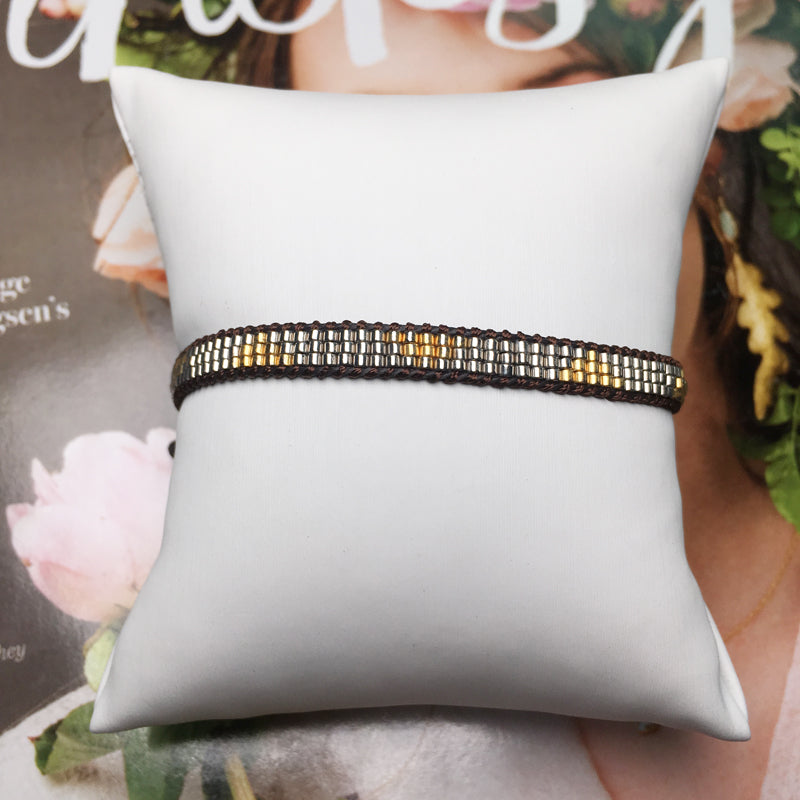 Wholesale Manufacture OEM Women Bracelet Adjustable Style Miyuki Beads Bracelets Gold Plating Custom Beaded Bracelets