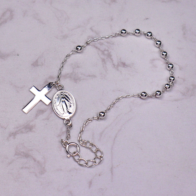 New Wholesale OEM Custom Trendy Charm Jewelry 925 Sterling Silver Bracelet