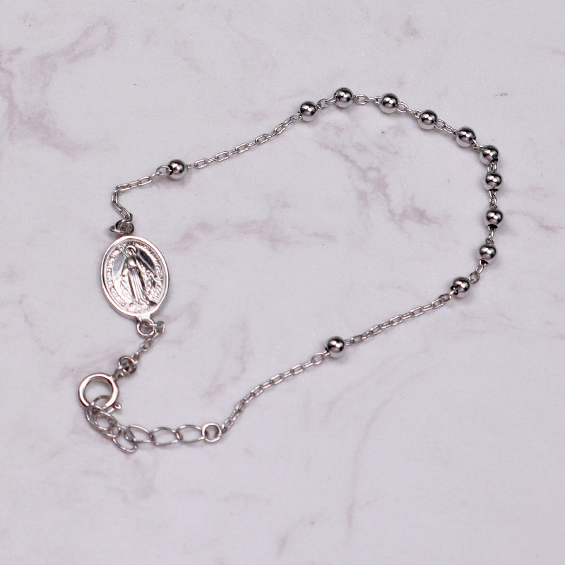 New Wholesale OEM Custom Trendy Charm Jewelry 925 Sterling Silver Bracelet