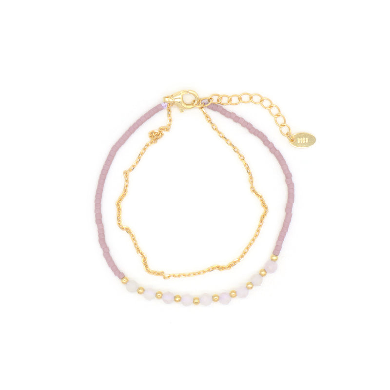 OEM Manufacture Spring 925 Sterling Silver Miyuki Natural Stone Handmade Beaded Bracelet