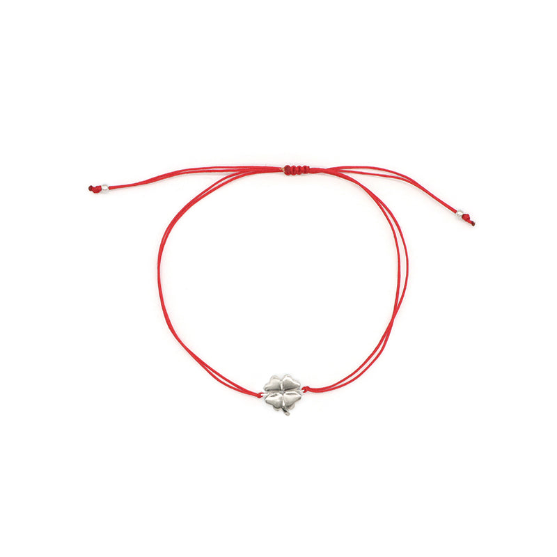 Custom Wholesale Simple Design Rhodium Plating Adjustable Cotton Wire 925 Sterling Silver Small Charms Bracelets