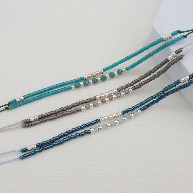 Miyuki Vintage Beads Double Laminar Beaded Bracelet Fashion Ladies Multi Color Handmade Miyuki Beads Bracelet Jewelry