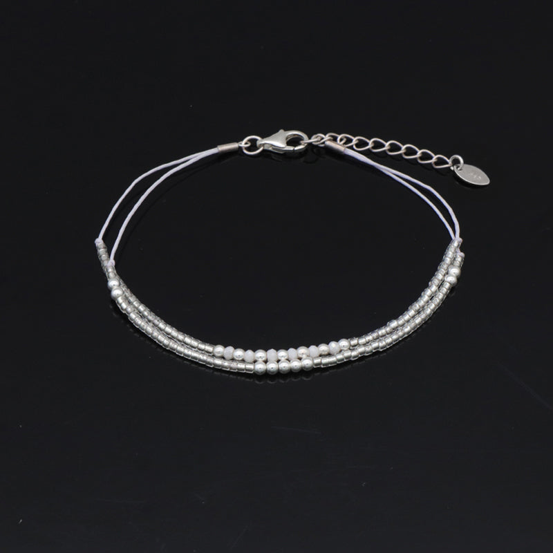 Miyuki Vintage Beads Double Laminar Beaded Bracelet Fashion Ladies Multi Color Handmade Miyuki Beads Bracelet Jewelry