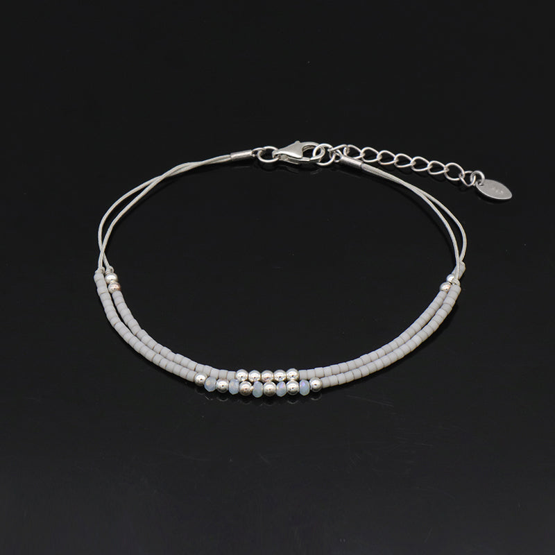 Miyuki Vintage Beads Double Laminar Beaded Bracelet Fashion Ladies Multi Color Handmade Miyuki Beads Bracelet Jewelry