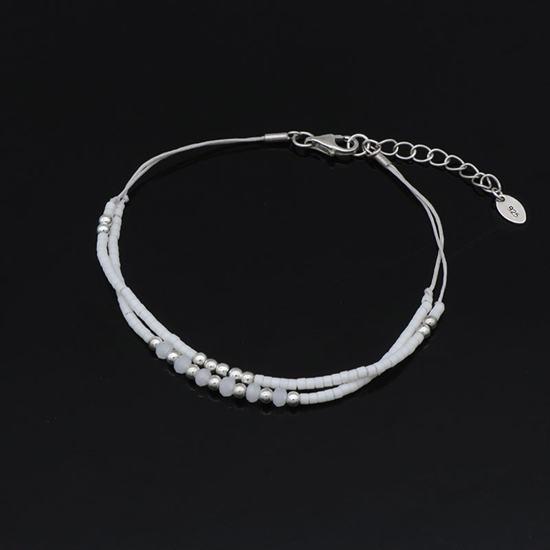 Miyuki Vintage Beads Double Laminar Beaded Bracelet Fashion Ladies Multi Color Handmade Miyuki Beads Bracelet Jewelry