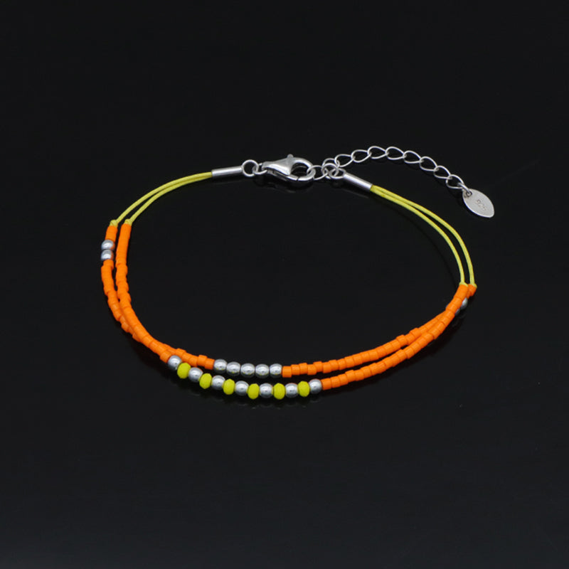 Miyuki Vintage Beads Double Laminar Beaded Bracelet Fashion Ladies Multi Color Handmade Miyuki Beads Bracelet Jewelry