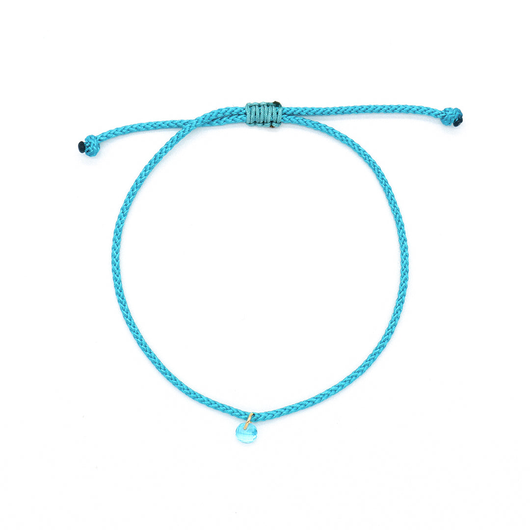 OEM Manufacture Custom Factory Gift Handmade Braided Rope Adjustable 925 silver sterling CZ Charm Bracelet For Teen Girl Women