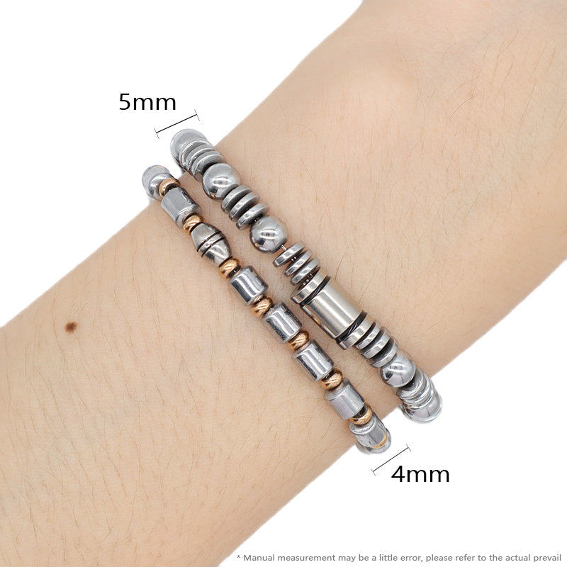 Newest Customized Wholesale China Factory Fashionable Manufacture Jewelry Gift Bangle Women Adjustable Gold Plated Beads Charm Stainless Steel Bracelet