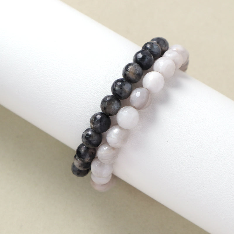Newest Wholesale Handmade Fashion Custom Jewelry Energy Yoga Healing Elastic Gift 8mm Natural Stone Beads Bracelet For Women Men
