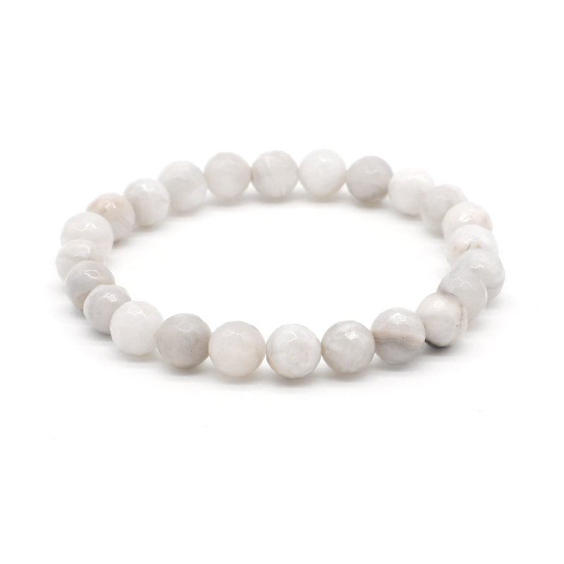 Newest Wholesale Handmade Fashion Custom Jewelry Energy Yoga Healing Elastic Gift 8mm Natural Stone Beads Bracelet For Women Men