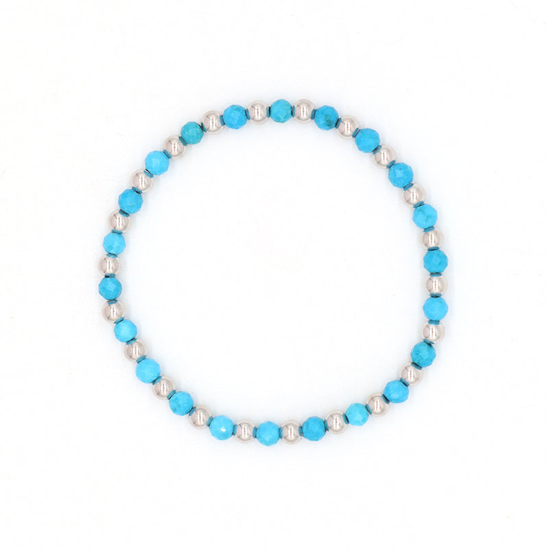 New Wholesale OEM Custom Trendy 4mm Energy Healing Green Agate Red Jade Tiger Eyes Natural Stone Silver Beads Bracelet For Women