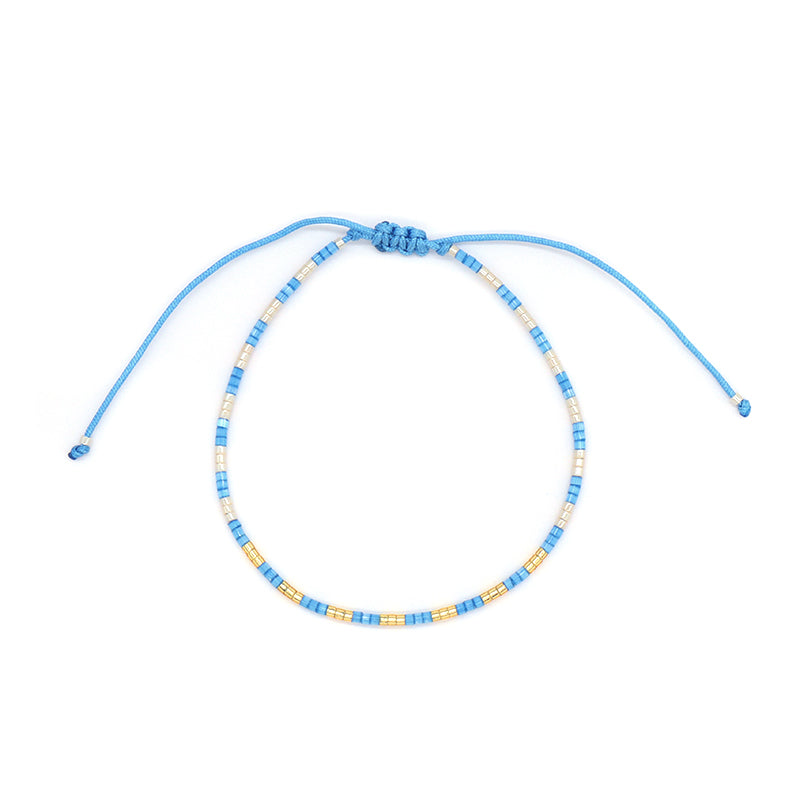 Fashion Design Customized Wholesale Handmade OEM Factory Adjustable Braided Woven Macrame Miyuki Bracelet For Women Jewelry