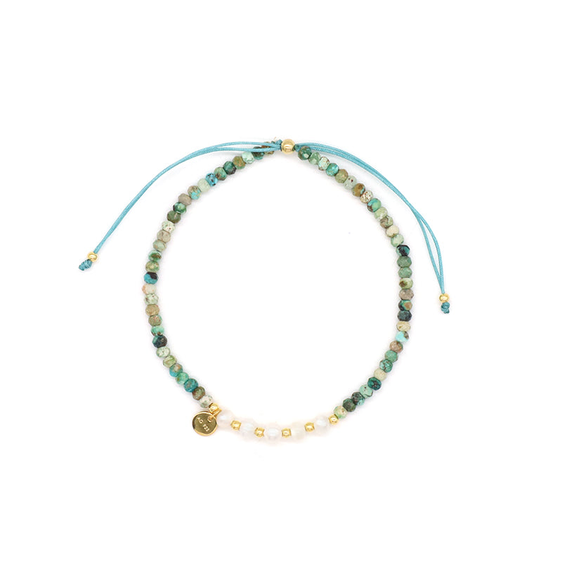 Custom OEM Wholesale Adjustable Woven Macrame Braided Handmade Women 925 Sterling Silver Natural Stone Fresh Water Pearl Bracelet