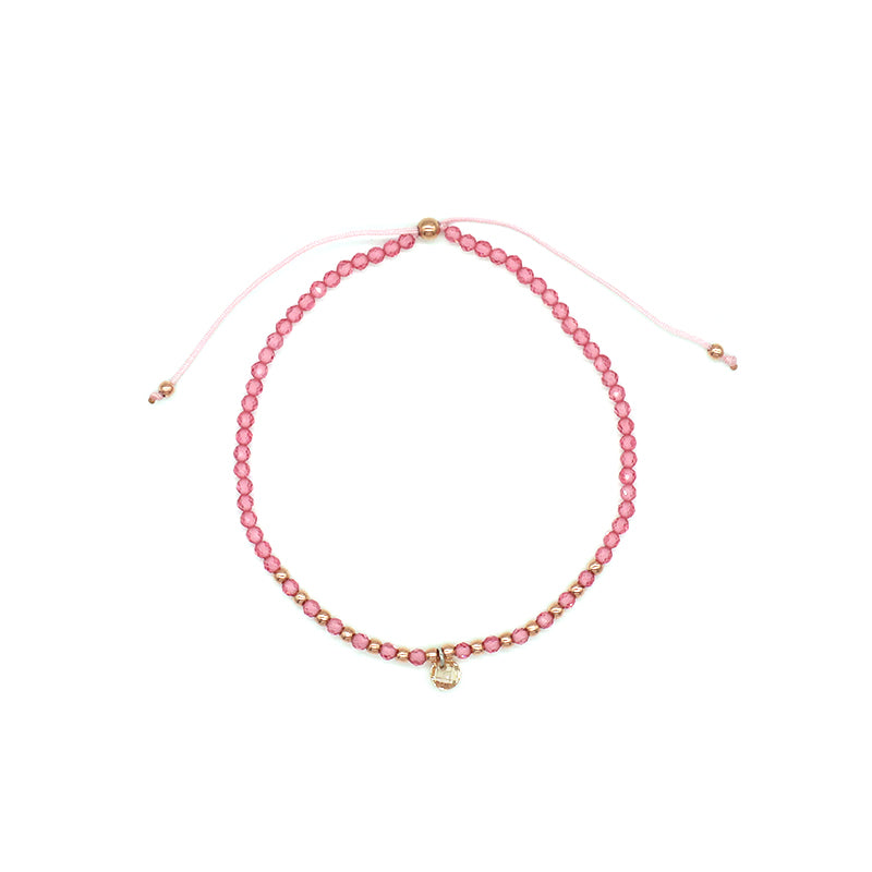 Handmade Wholesale Custom OEM Adjustable Women Macrame Energy Gold Plated 925 Sterling Silver CZ Charm Natural Stone Bracelet