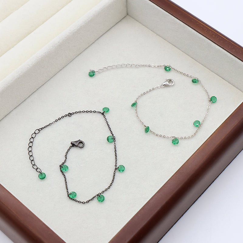 Trendy Jewelry Custom 925 Sterling Silver Bracelet With CZ