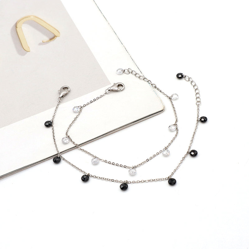 Trendy Jewelry Custom 925 Sterling Silver Bracelet With CZ