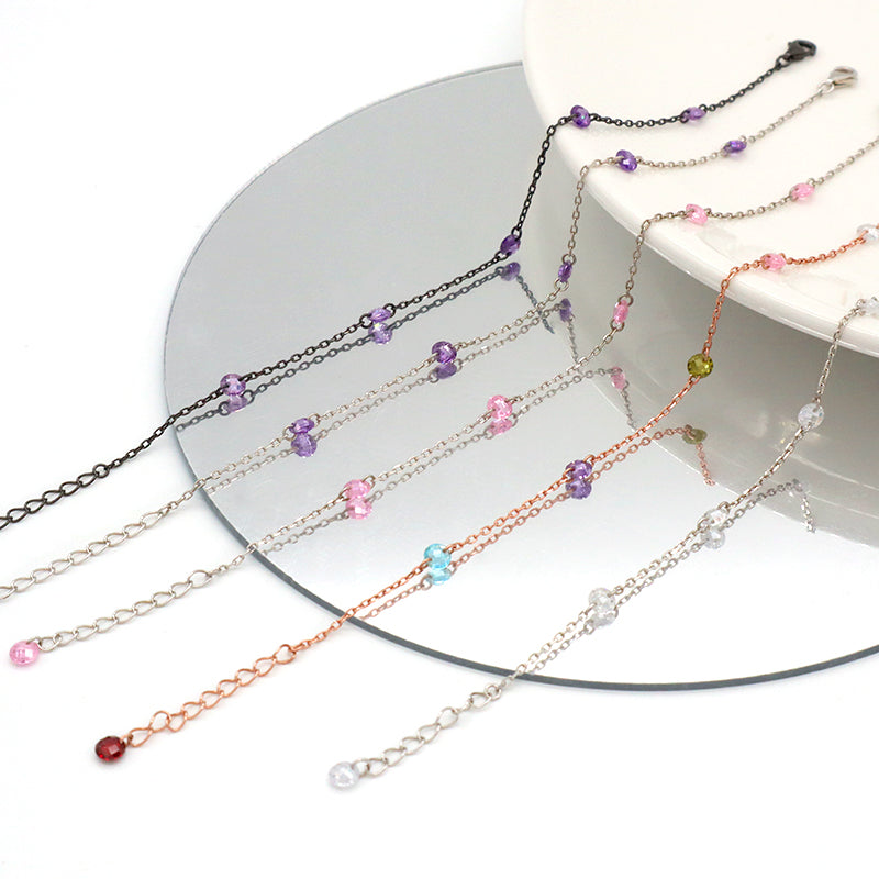 Trendy Jewelry Custom 925 Sterling Silver Bracelet With CZ