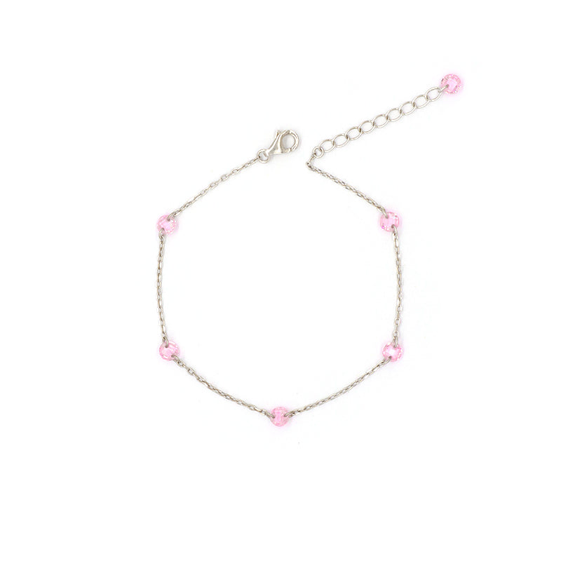 Trendy Jewelry Custom 925 Sterling Silver Bracelet With CZ