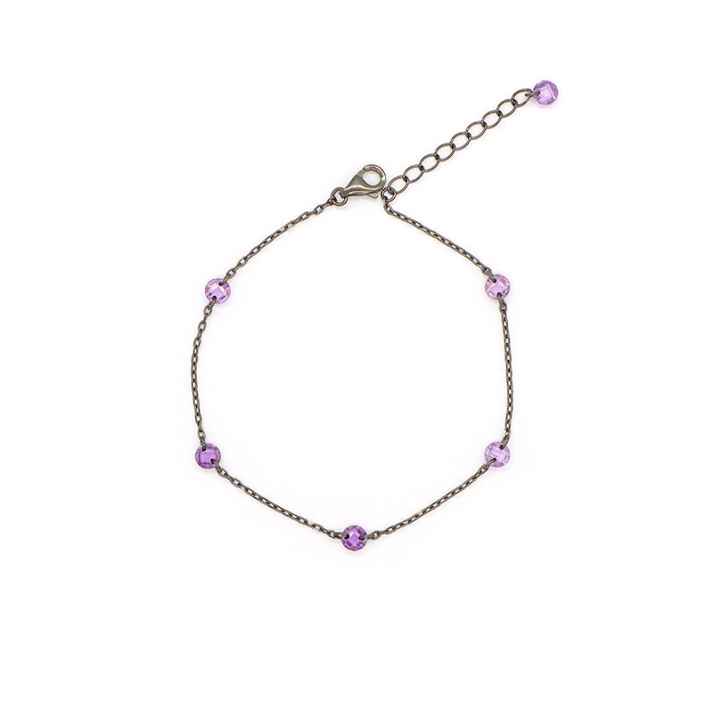 Trendy Jewelry Custom 925 Sterling Silver Bracelet With CZ