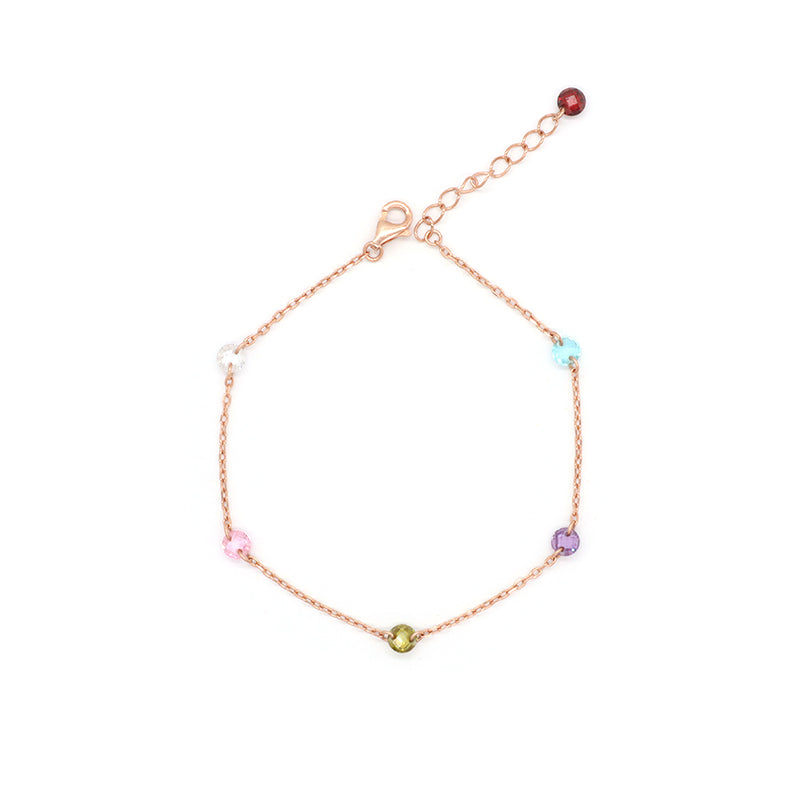 Trendy Jewelry Custom 925 Sterling Silver Bracelet With CZ