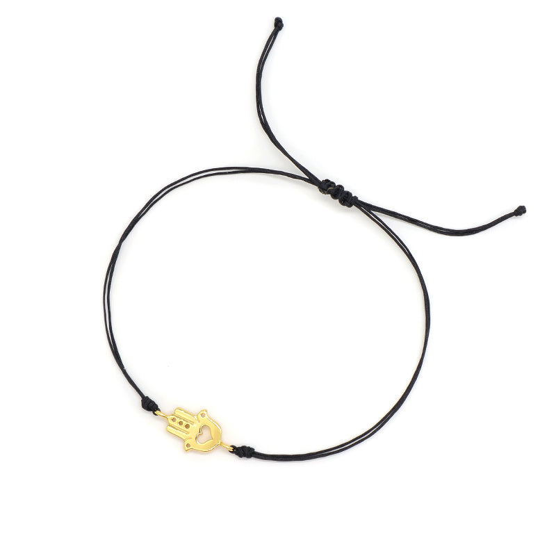 Wholesale Custom Handmade OEM Manufacture Adjustable Hand-Woven Thread 925 Sterling Silver Charms Braided Colorful Cotton Wire Bracelet Jewelry Bangle Bracelet