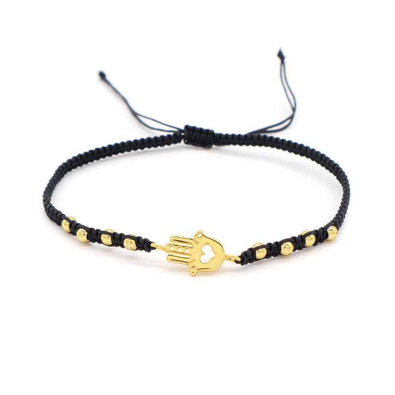 Wholesale Custom Handmade OEM Manufacture Adjustable Hand-Woven Thread 925 Sterling Silver Charms Braided Colorful Cotton Wire Bracelet Jewelry Bangle Bracelet