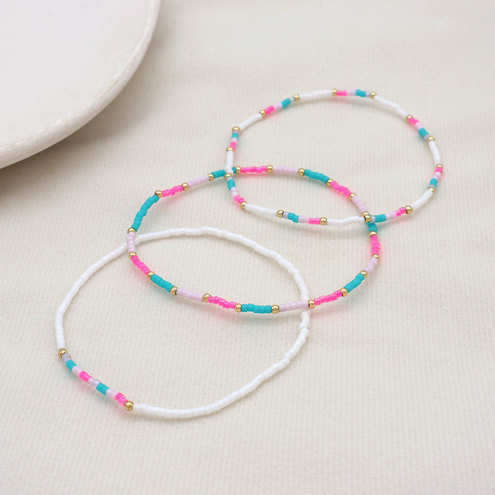Miyuki Beads Elastic Adjustable Bracelet