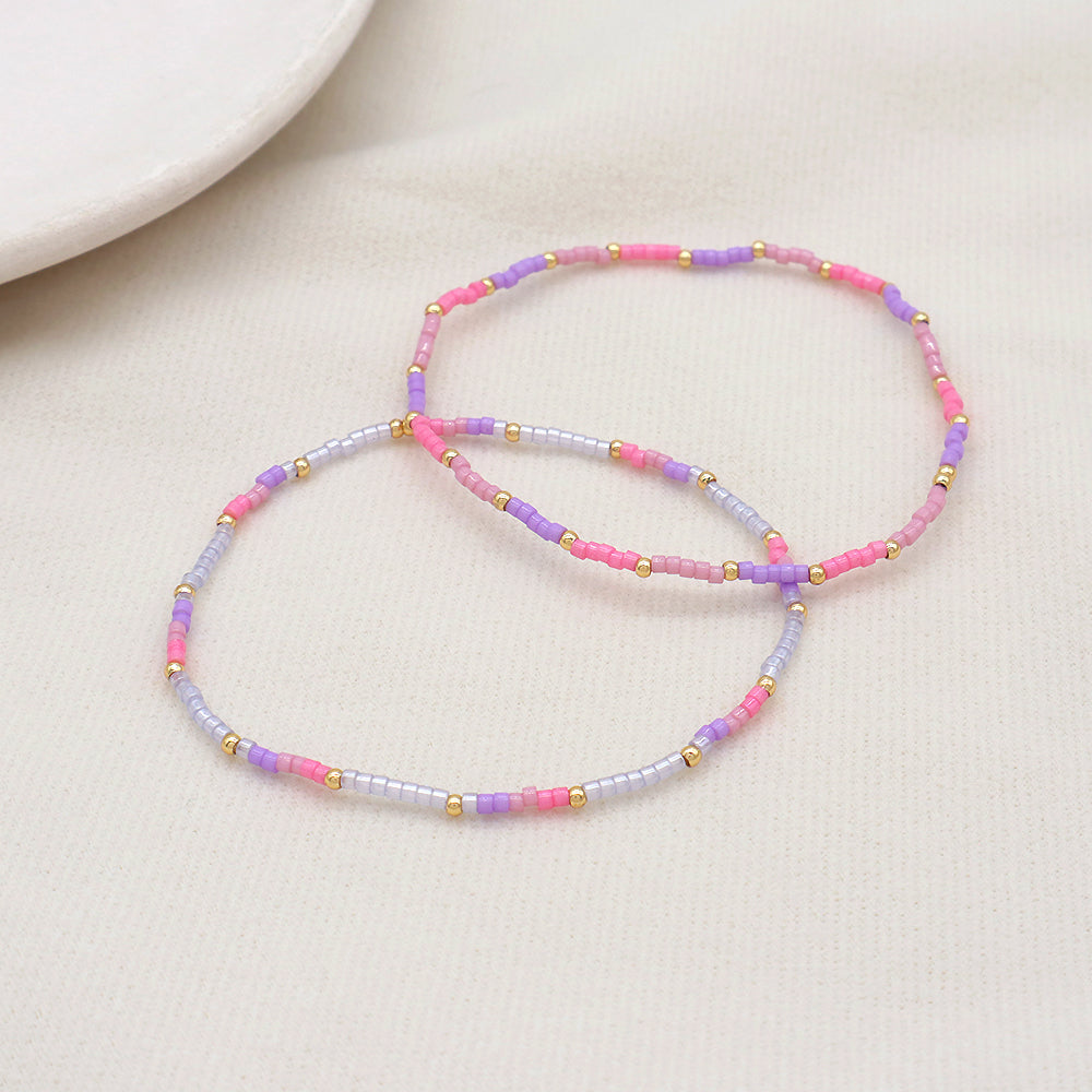 Miyuki Beads Elastic Bracelet