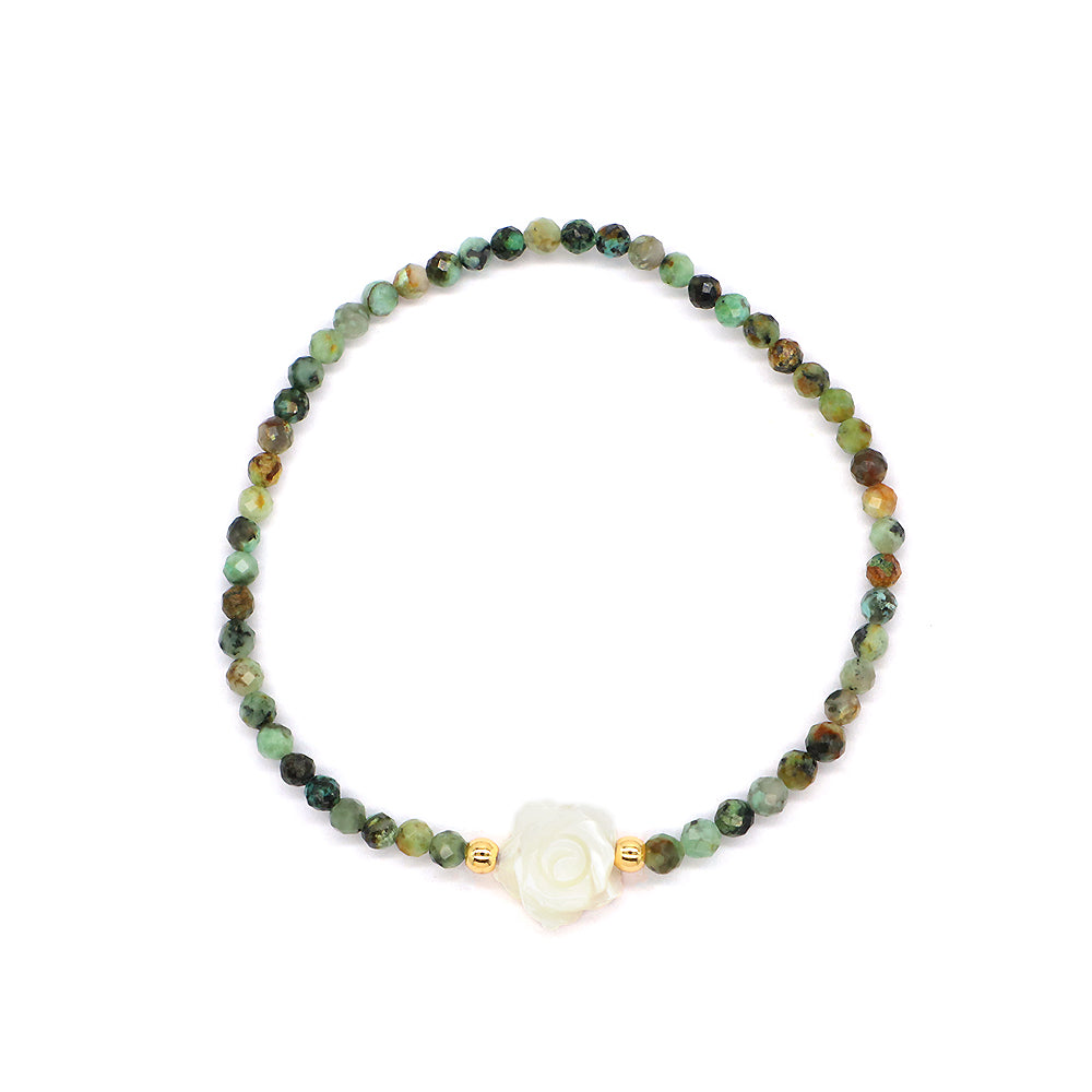 Custom Natural Turquoise Stone Beads 925 Sterling Silver Jewelry Handmade Necklace