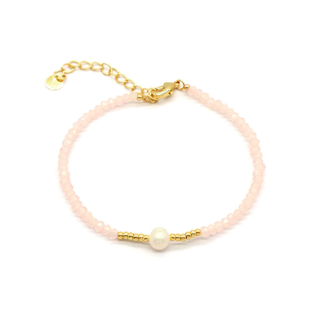 Glass Crystal Beaded Handmade Bracelet