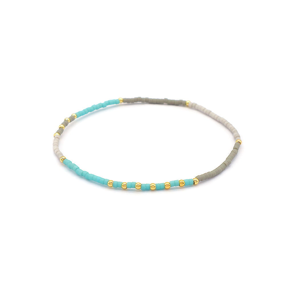 Custom Handmade Trendy Fine Bangles Jewelry for Women Gold Plated Charm Miyuki Bracelet