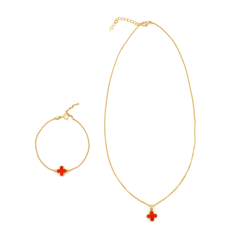 Handmade Customizable Natural Stone Brass Gold Plated 11mm Charm Bracelet