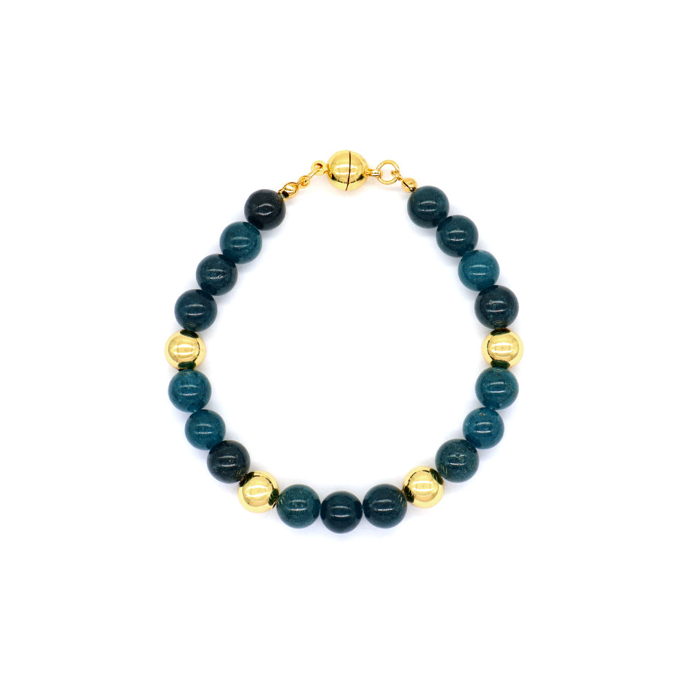 Handmade Customizable 8mm Natural Stone Beads Bracelet