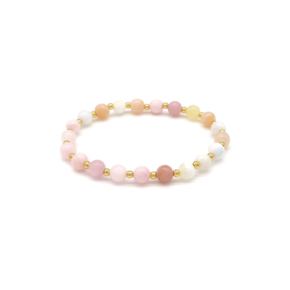 Handmade Customizable Natural Stone Beads Bracelet