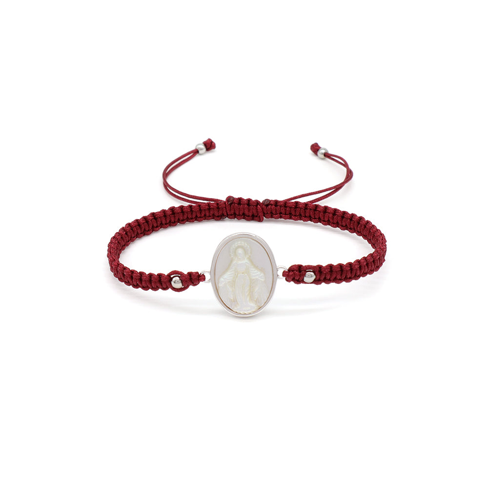 Handmade Customizable 925 silver Charm Bracelet With Cotton Wire