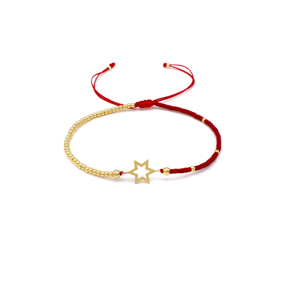 Handmade Customizable Miyuki Beads Bracelet With 925 Silver Charm