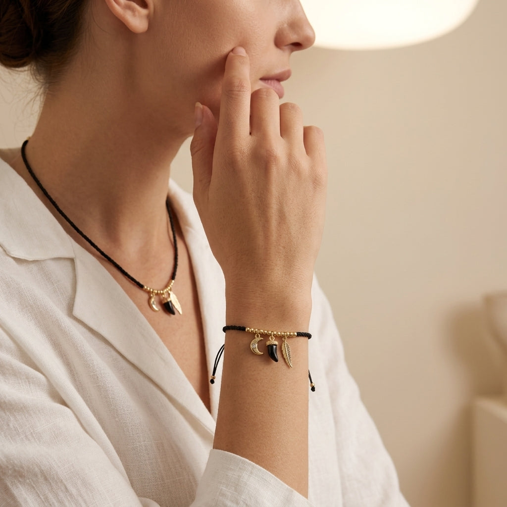 Handmade Customizable Miyuki Beads Bracelet With Brass Enamel Pendant