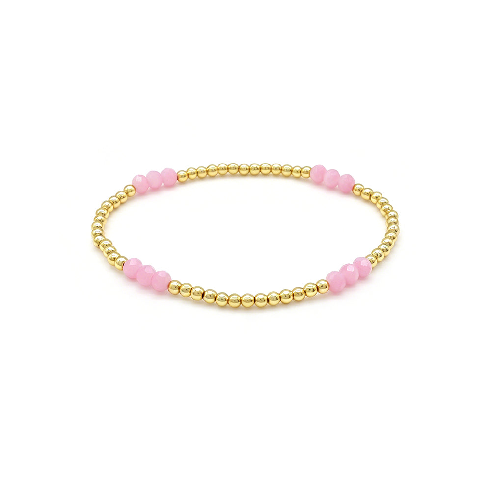 Colorful Custom Handmade Glass Crystal Bracelet