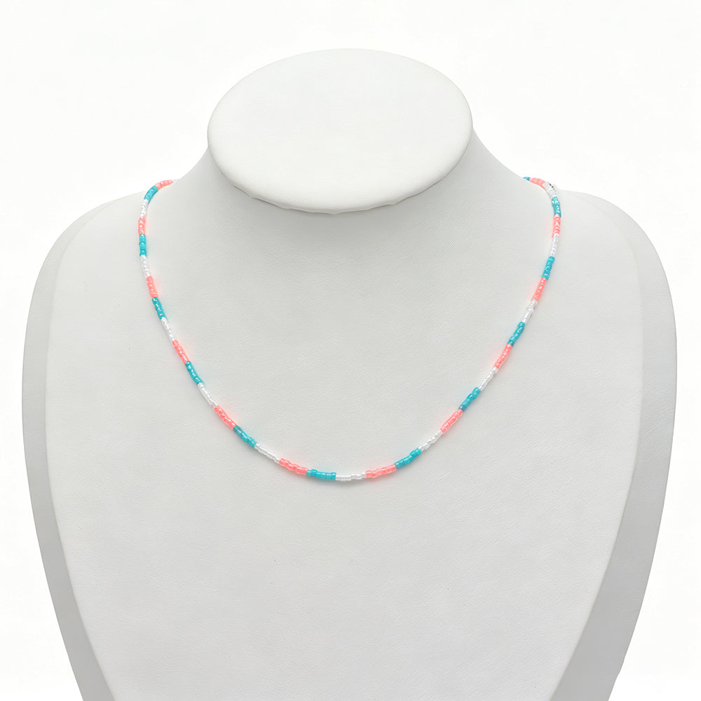 Handmade Mixed Colors Miyuki Beads Necklace Jewely
