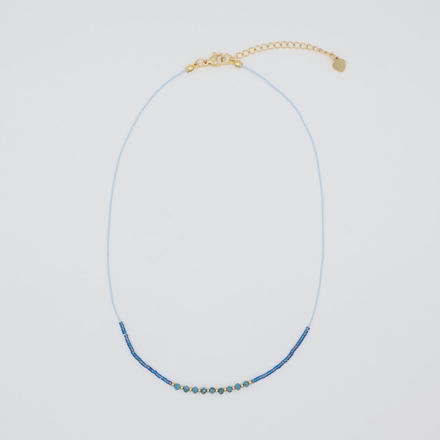 Custom Manufacture Factory Wholesale Adjustable Handmade Gold Plating Brass Beads Miyuki Beads Necklace Glass Crystal Necklace For Women