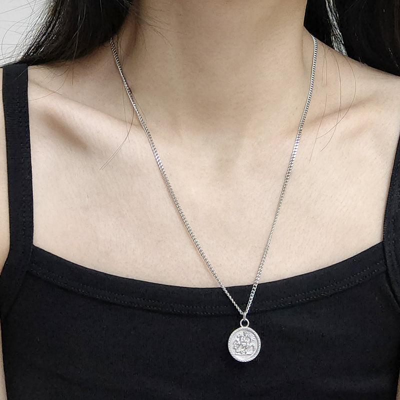 Newest Custom Wholesale Fashion Pendant Jewelry Gift Stainless Steel Pendant Necklace Gold Plated Necklace