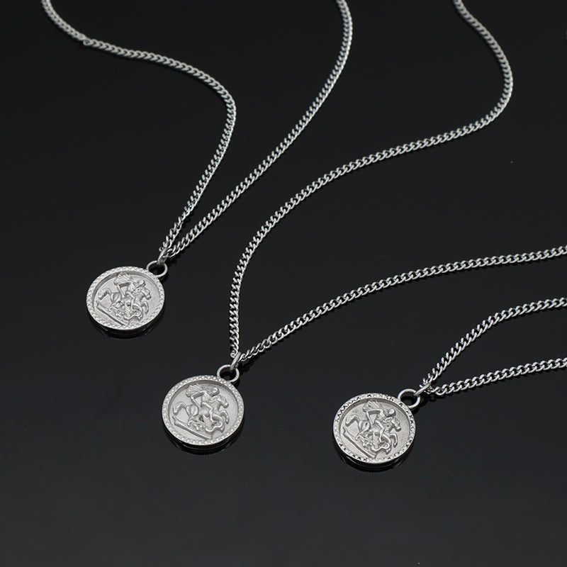 Newest Custom Wholesale Fashion Pendant Jewelry Gift Stainless Steel Pendant Necklace Gold Plated Necklace