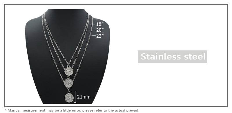 Newest Custom Wholesale Fashion Pendant Jewelry Gift Stainless Steel Pendant Necklace Gold Plated Necklace
