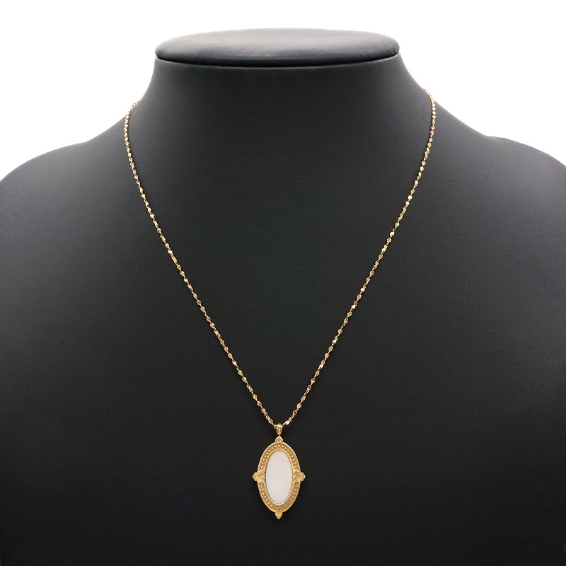 Customized Wholesale Factory Newest Design Fashion Gold Plated Chain Stainless Steel Chain Jewelry Shell Pendant Necklace