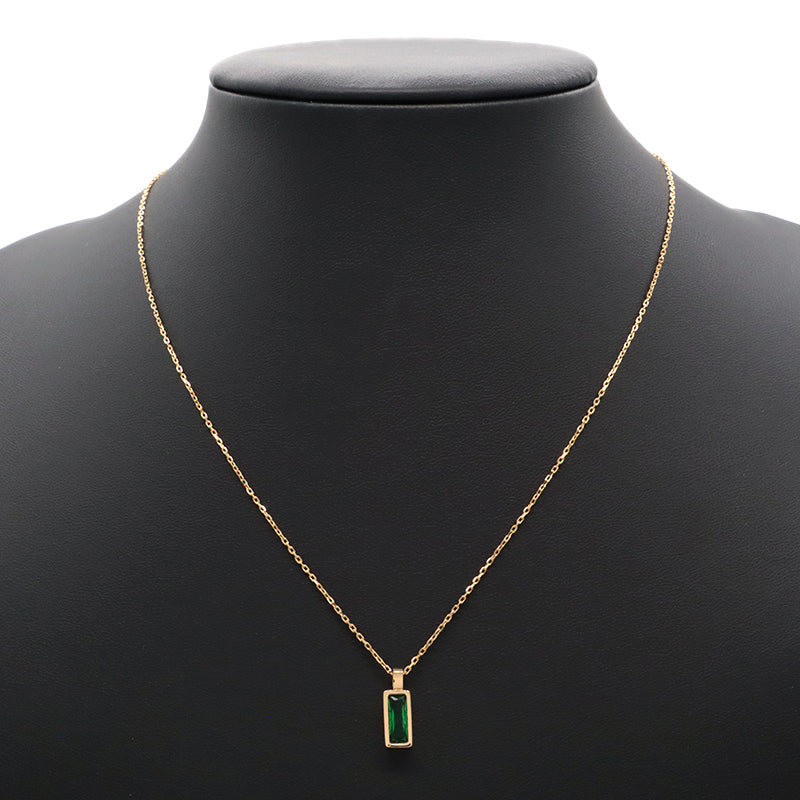 Newest Customized Wholesale Fashion Design Gold Plated Chain Stainless Steel Chain Jewelry Shell CZ Pendant Necklace