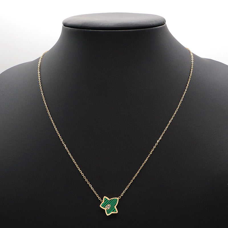 Newest Customized Wholesale Fashion Design Gold Plated Chain Stainless Steel Chain Jewelry Shell CZ Pendant Necklace