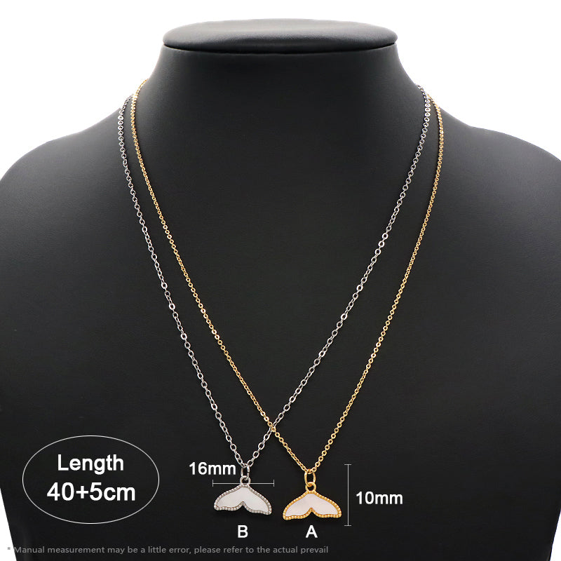 Fashion Design Customized Wholesale Gold Plated Chain Brass Chain Newest Jewelry Various Shell Charm Pendant Necklace